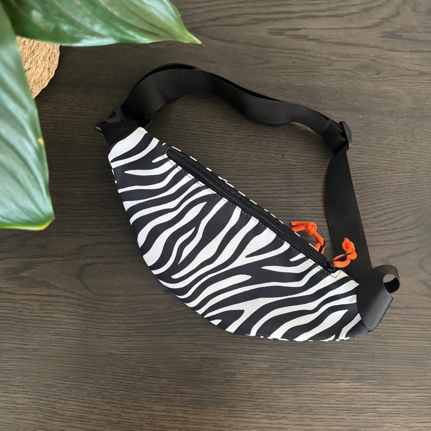 Black and White Moonbag