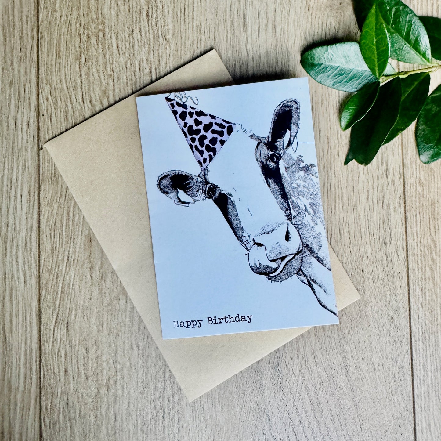 Cow Birthday Card