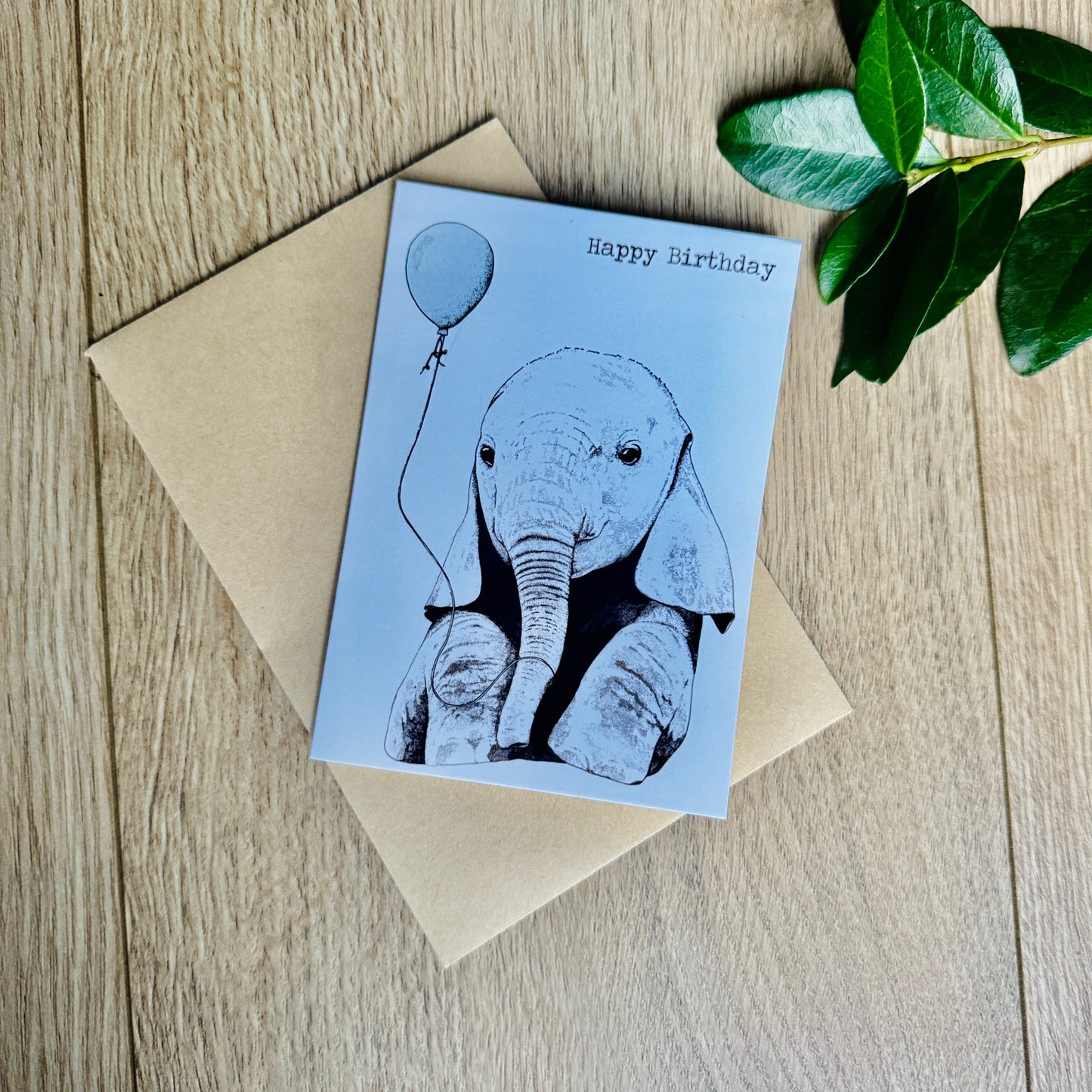 Elephant Birthday Card