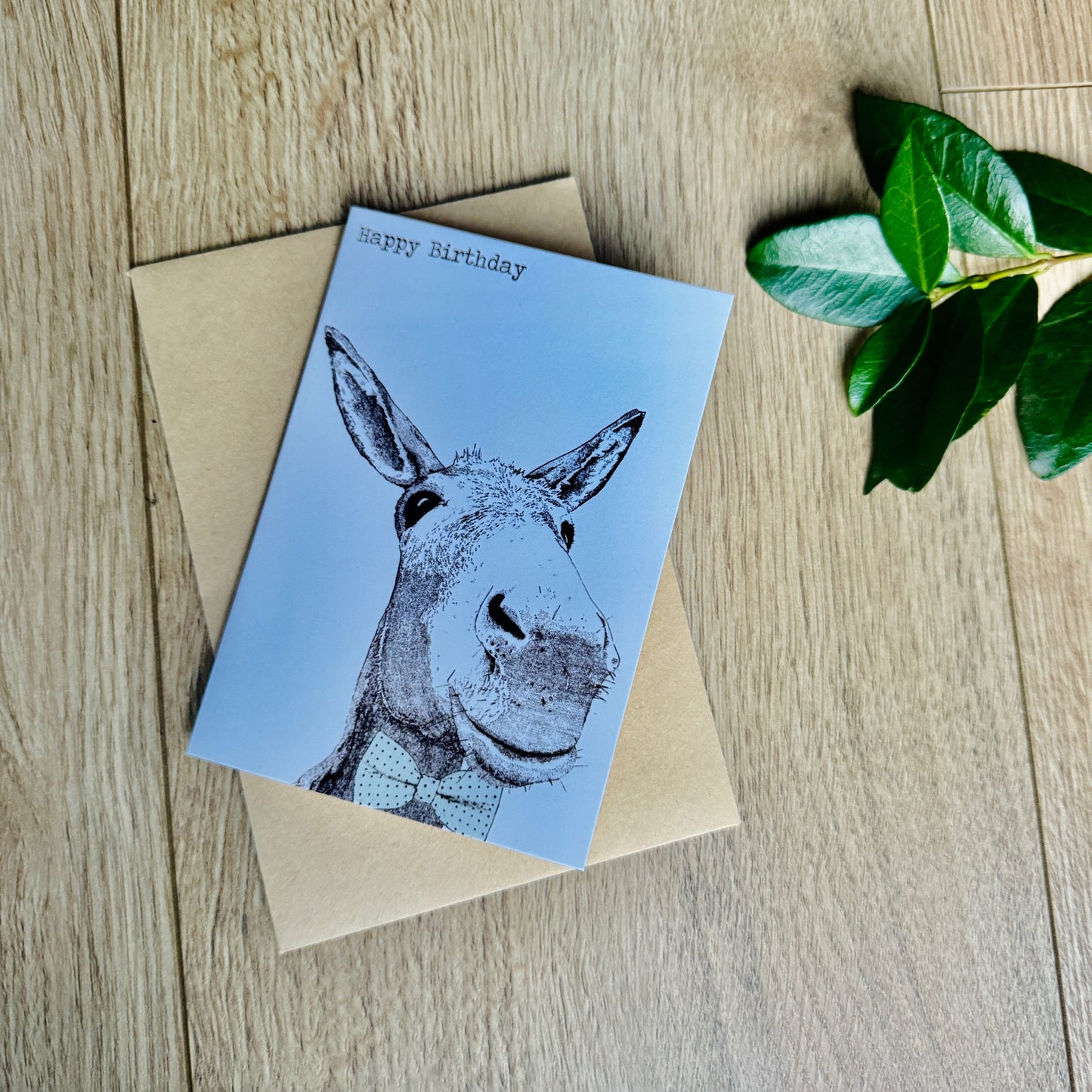 Donkey Birthday Card