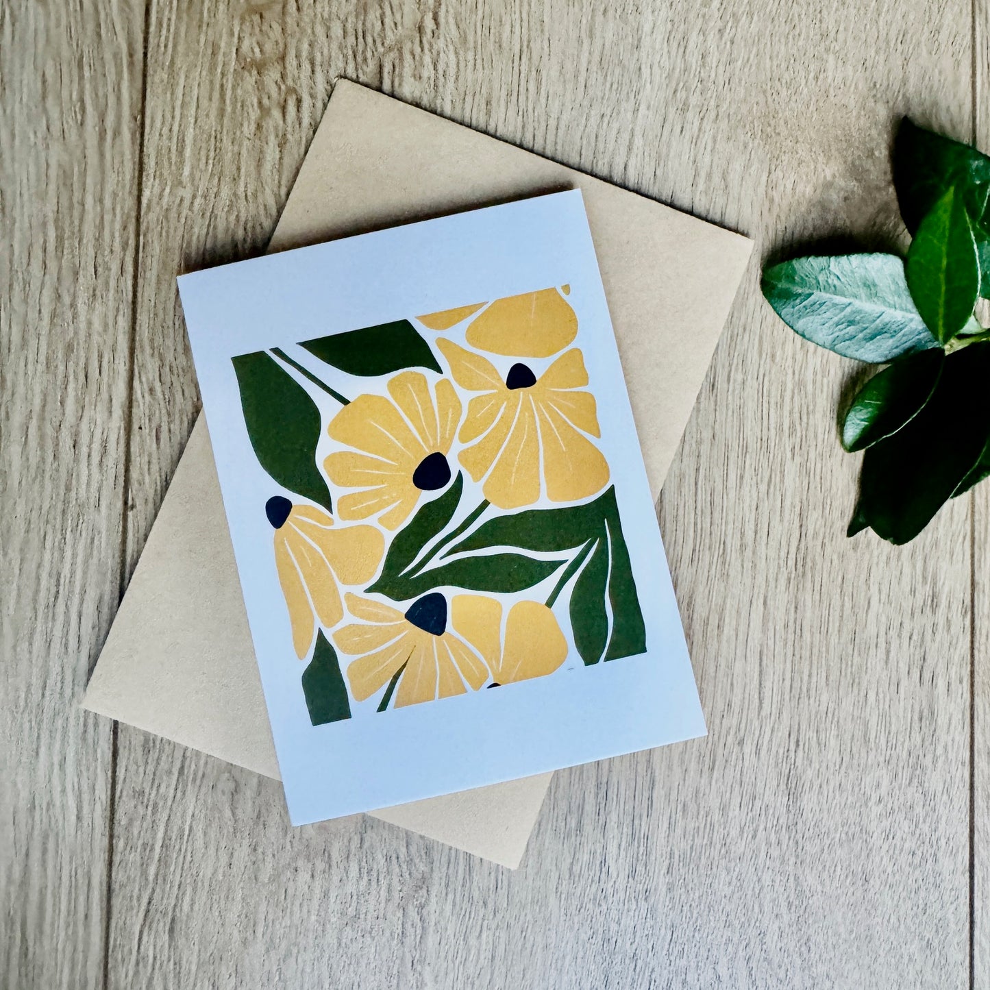 Yellow flower Card