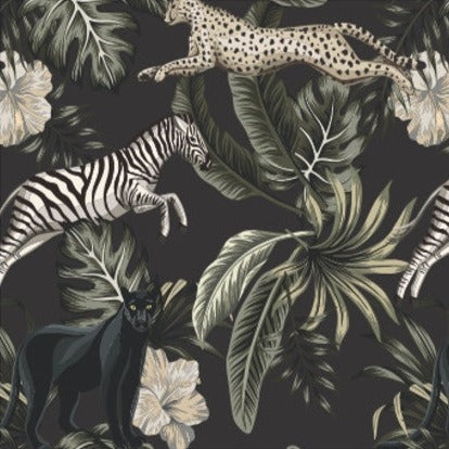 Vintage Black Panther Paper Placemats - iszi ONLINE
