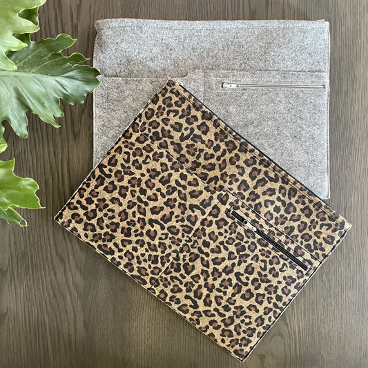 Leopard Velt Tablet/Notebook Sleeve - iszi ONLINE