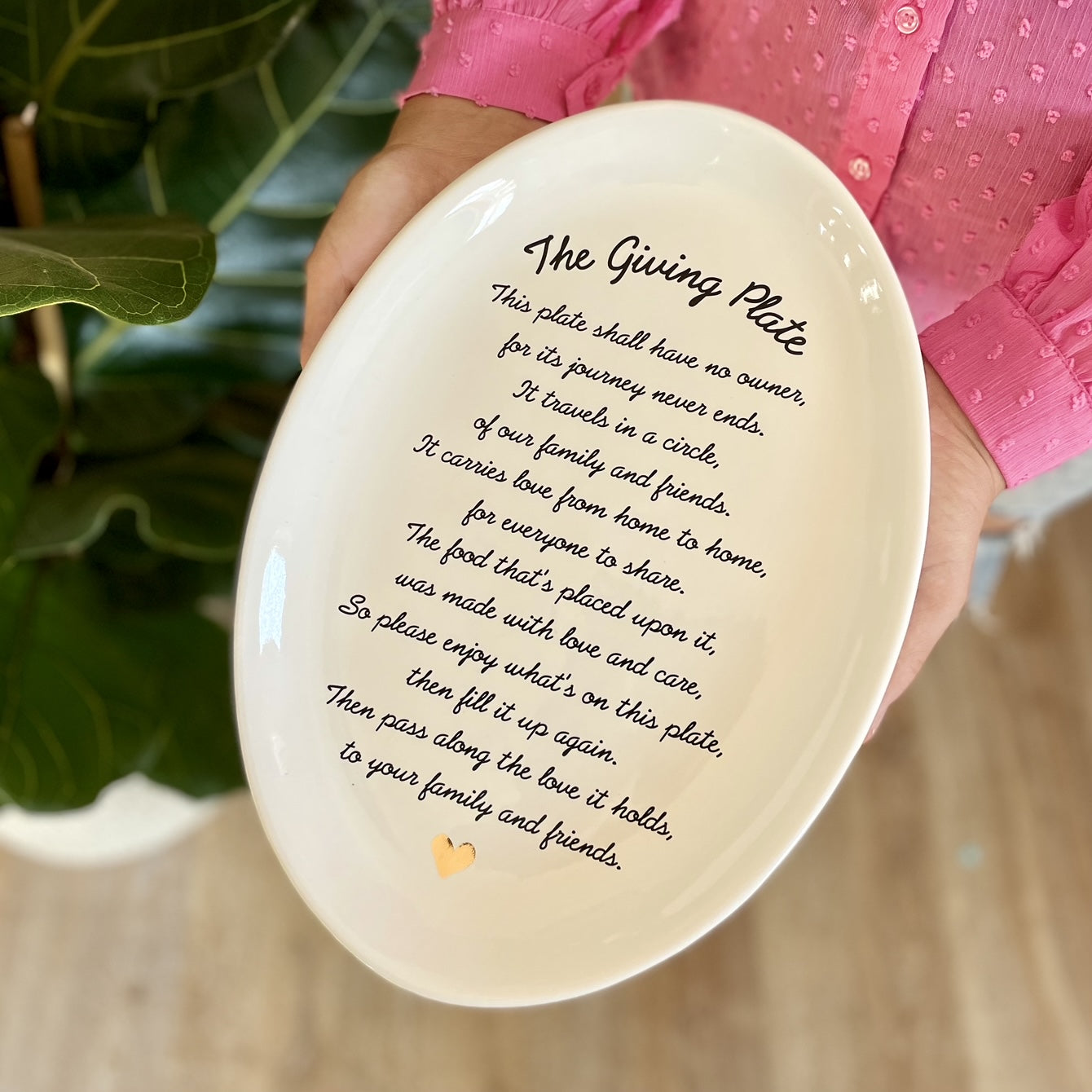 The Giving Plate Ceramic Platter
