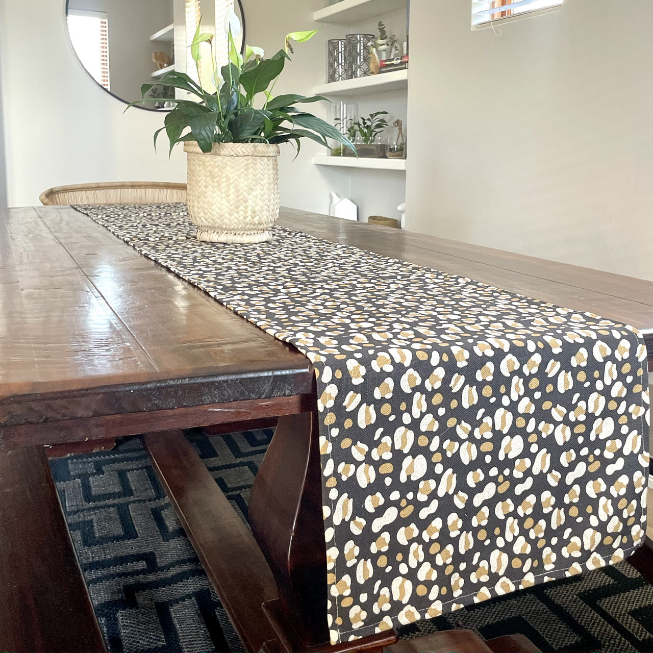 Table Decor Tip Toe saffron Table Runner