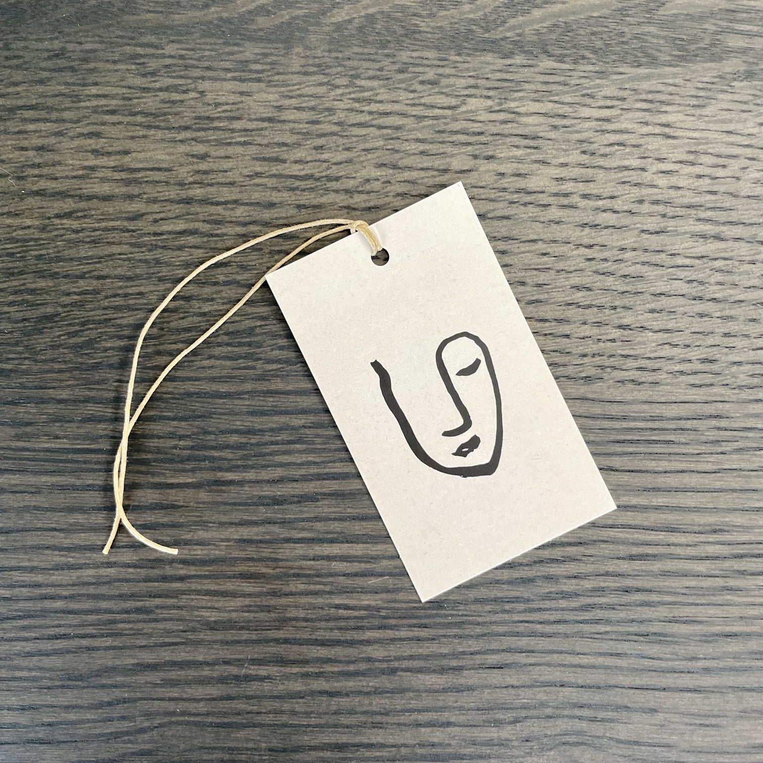 Abstract Face gift tag