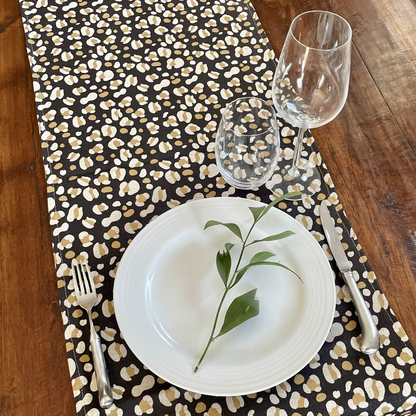 Animal Print Table Runner