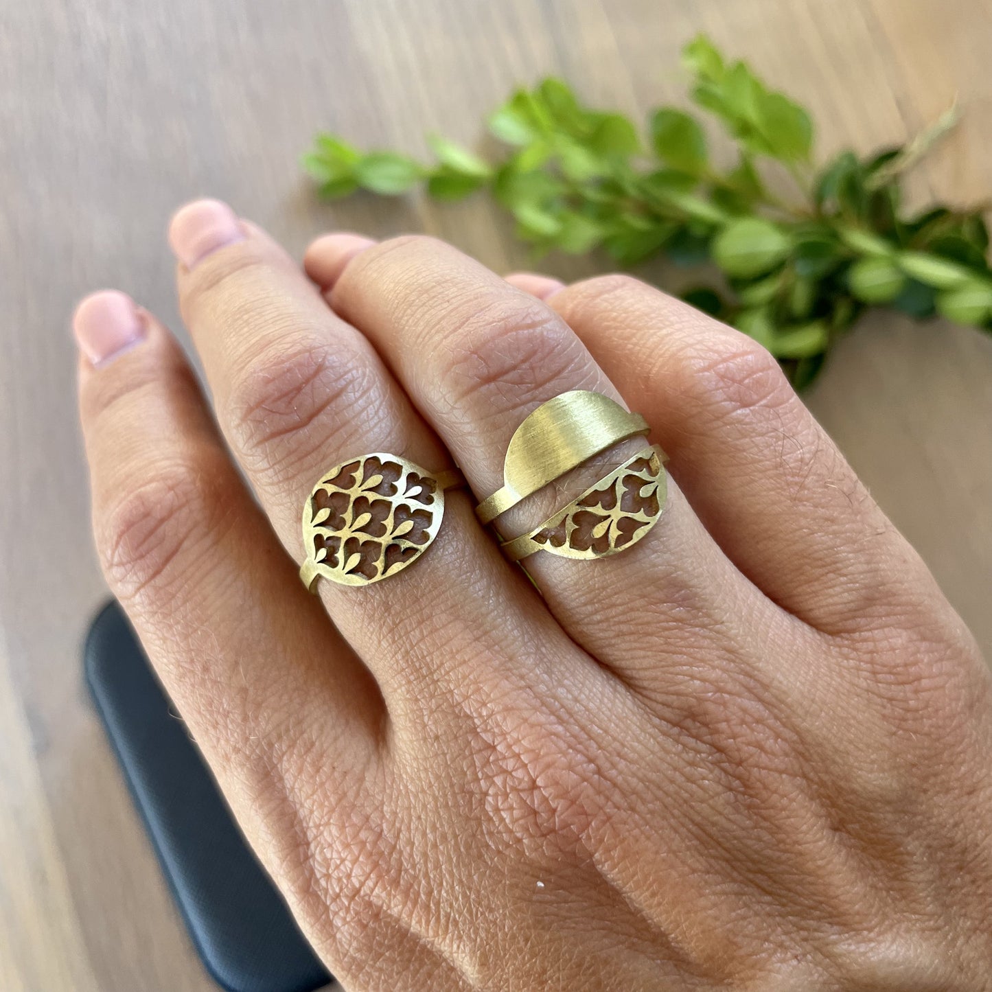 Full Moroccan Filigree Ring - iszi ONLINE