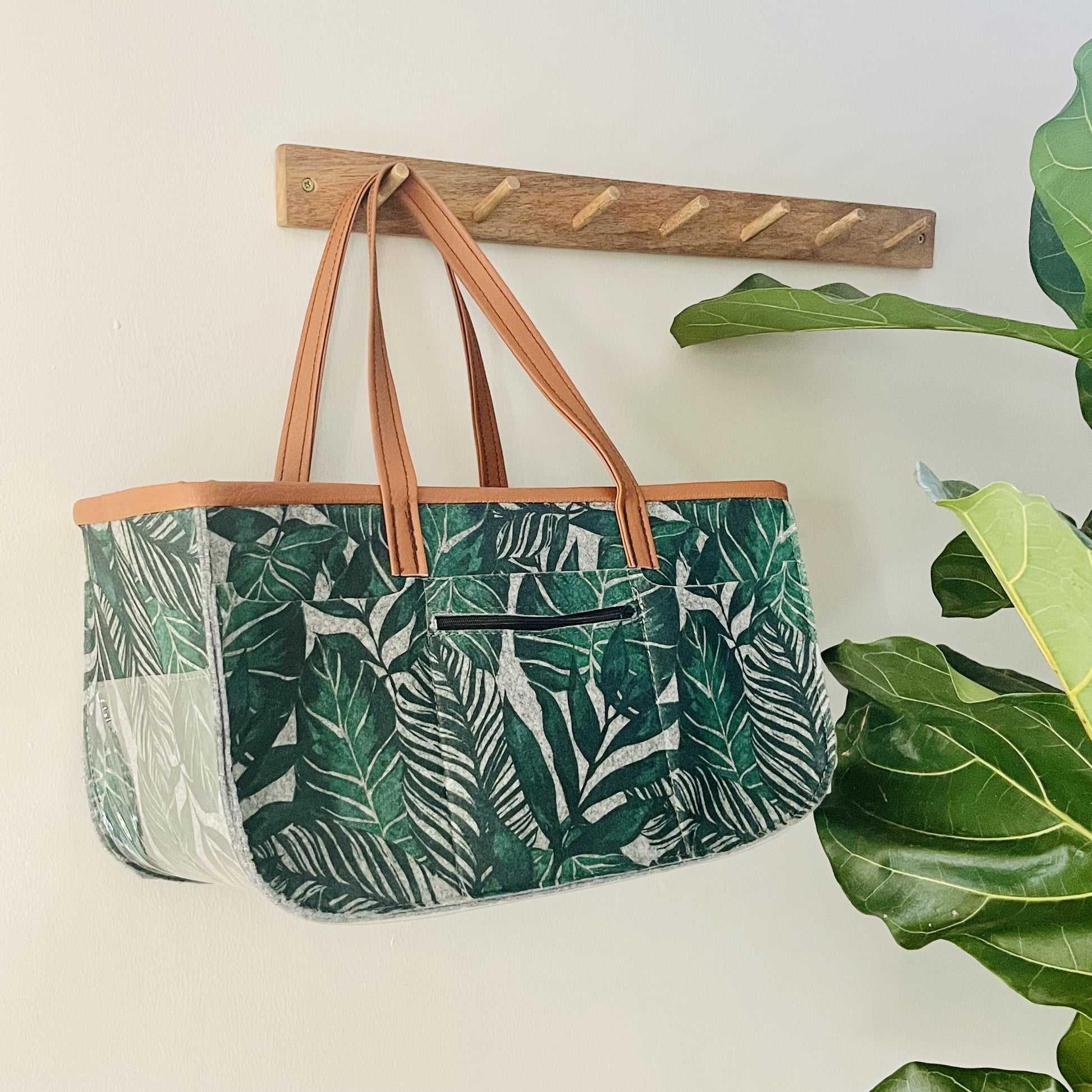 Velt Picnic Bag - Botanical Leaves - iszi ONLINE