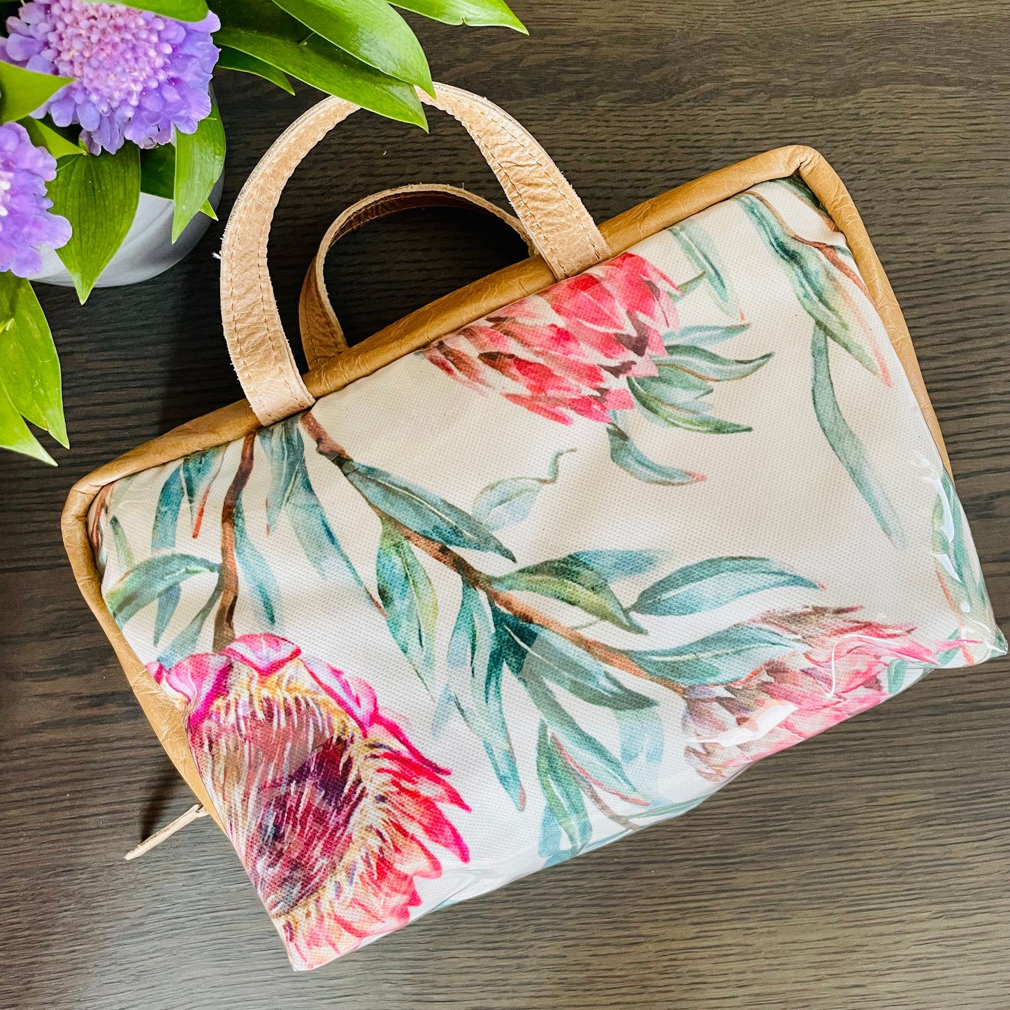 Cosmetic Bag - Protea - iszi ONLINE