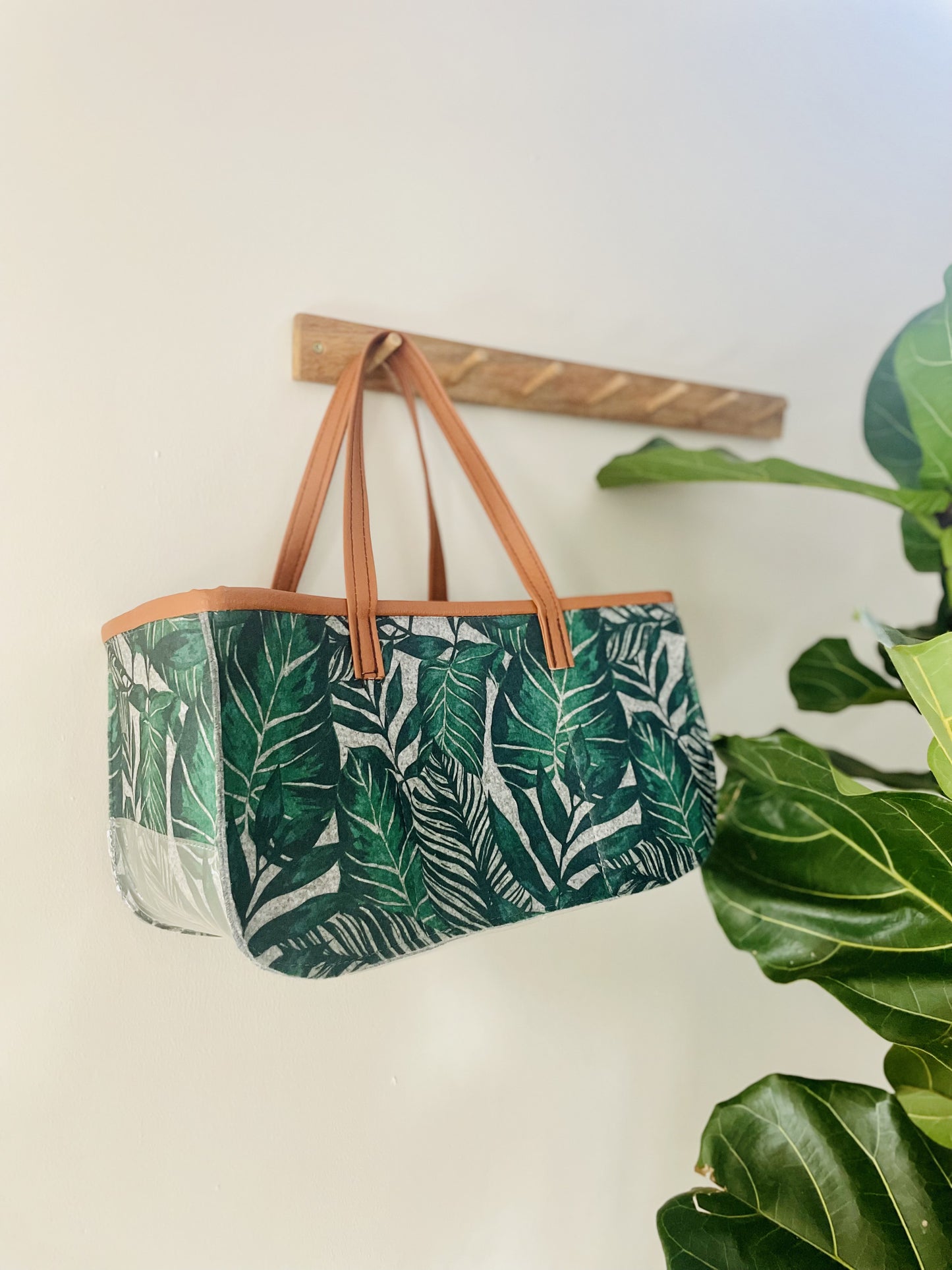 Velt Picnic Bag - Botanical Leaves - iszi ONLINE