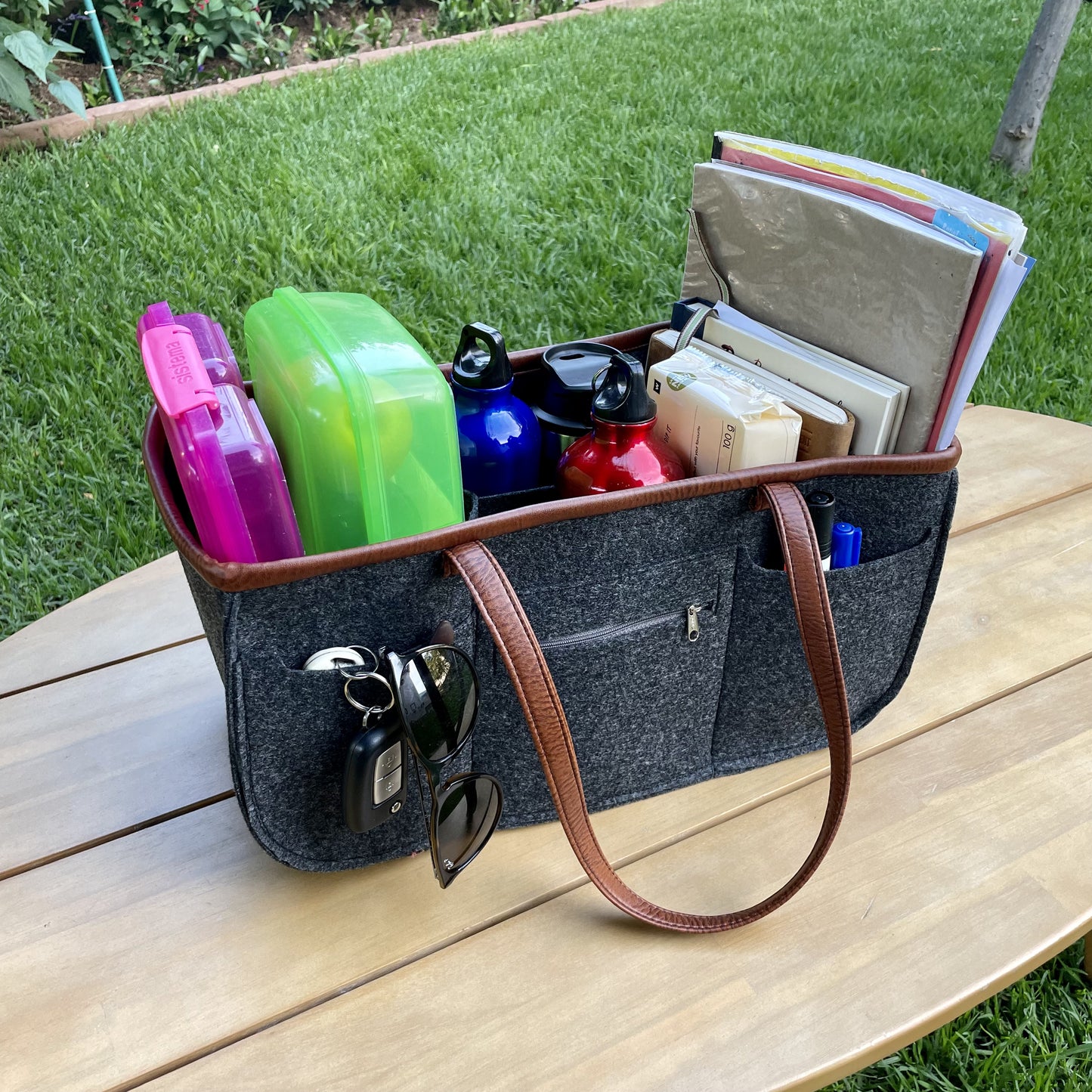 Velt Picnic Bag - Charcoal - iszi ONLINE