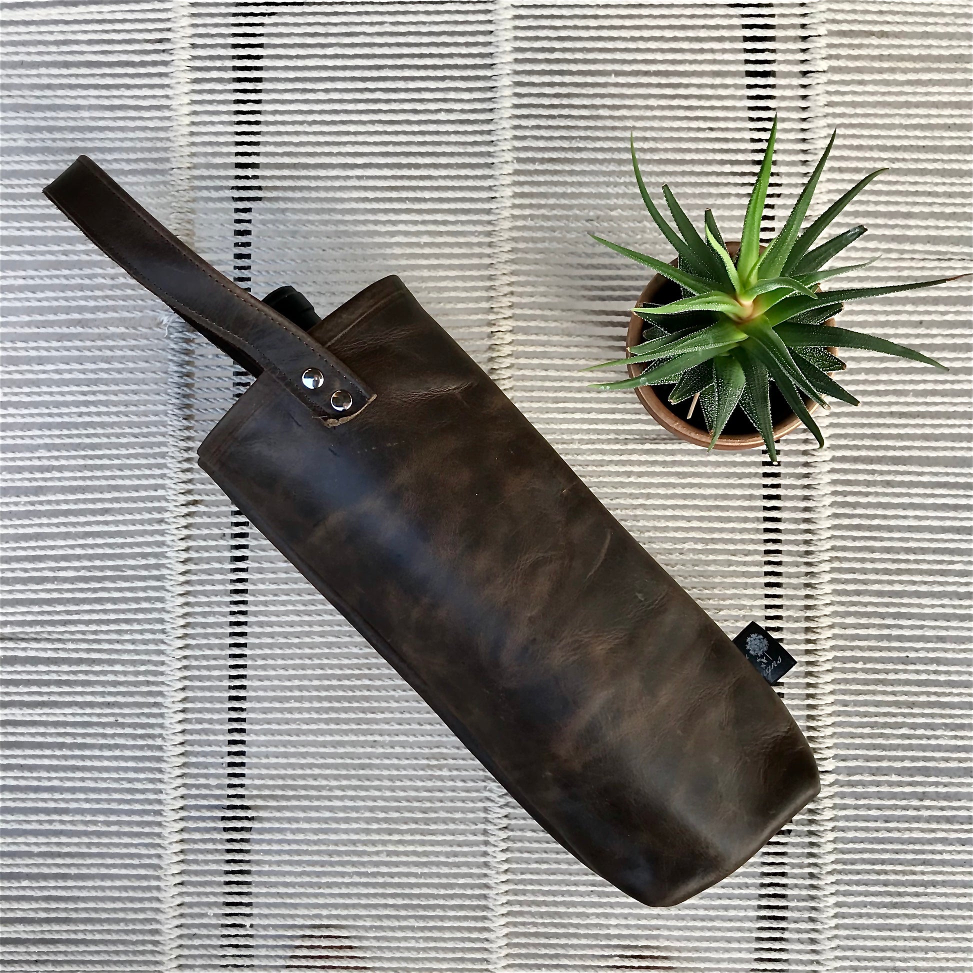 Leather Wine Bag
