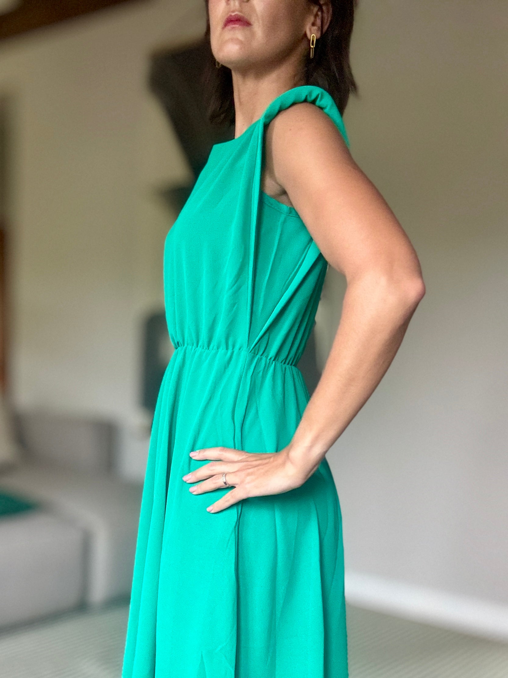 Midi Dress in Green