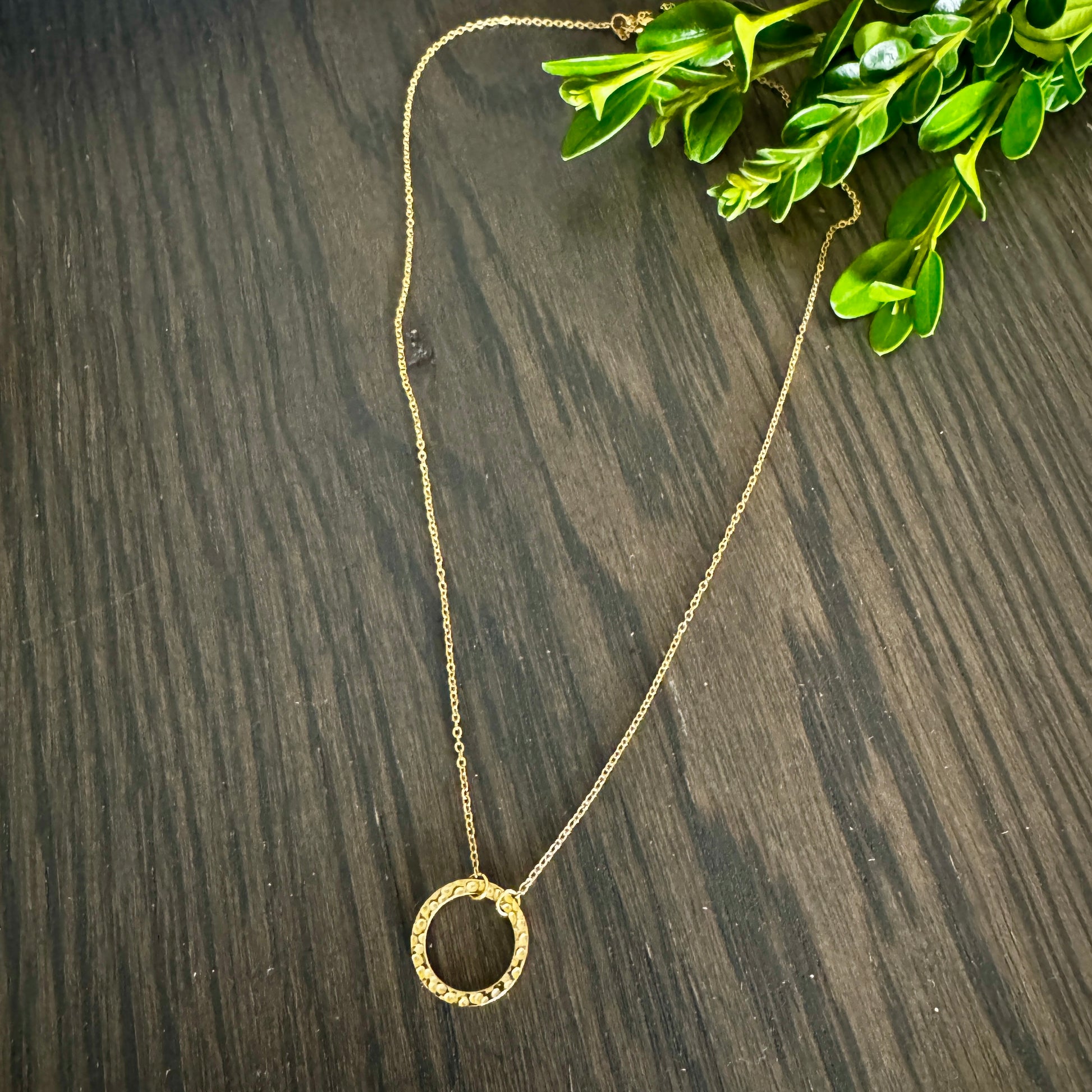 Circle Pendant Necklace