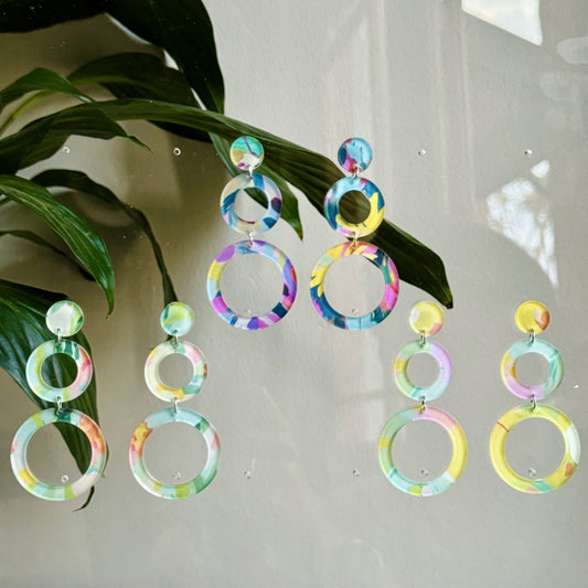 Dangling Earrings Full Circle - iszi ONLINE