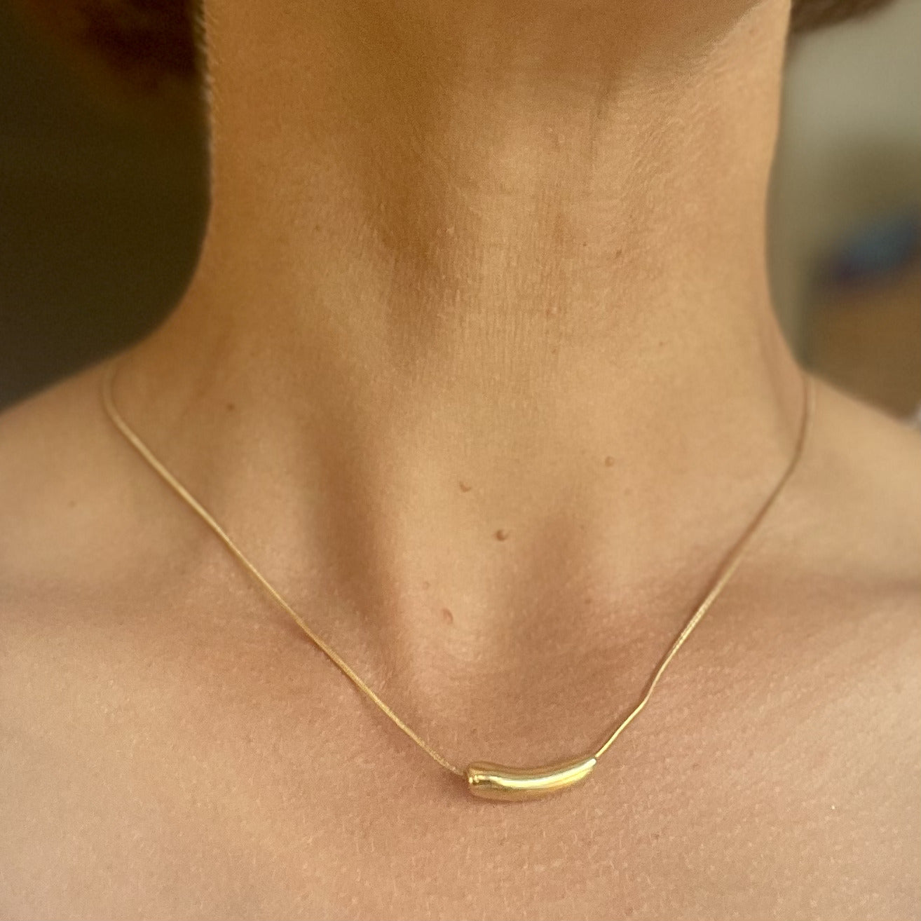 Tube Pendant Necklace - iszi ONLINE