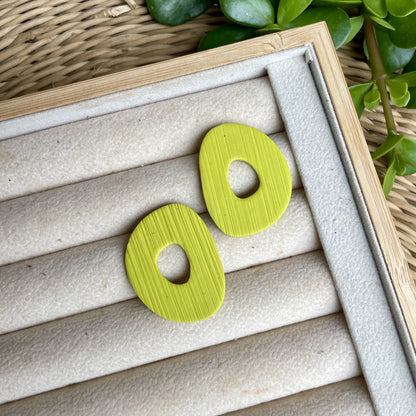 Zuri Summer Sun Studs Citron