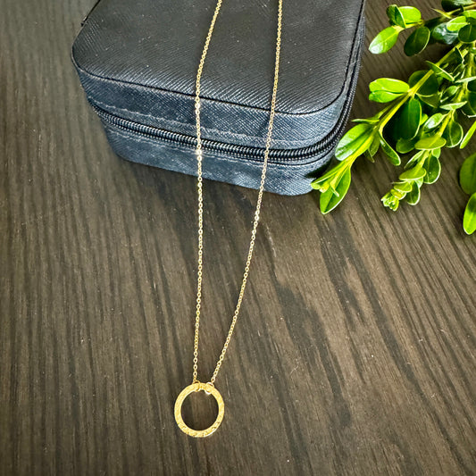 Circle Pendant Necklace