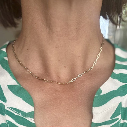 Paperclip Necklace - iszi ONLINE