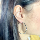 Night Sky Hoop Earrings