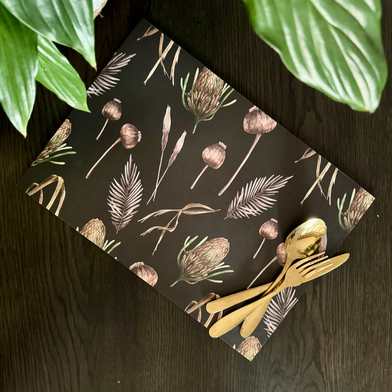 Pine Cone Paper Placemats