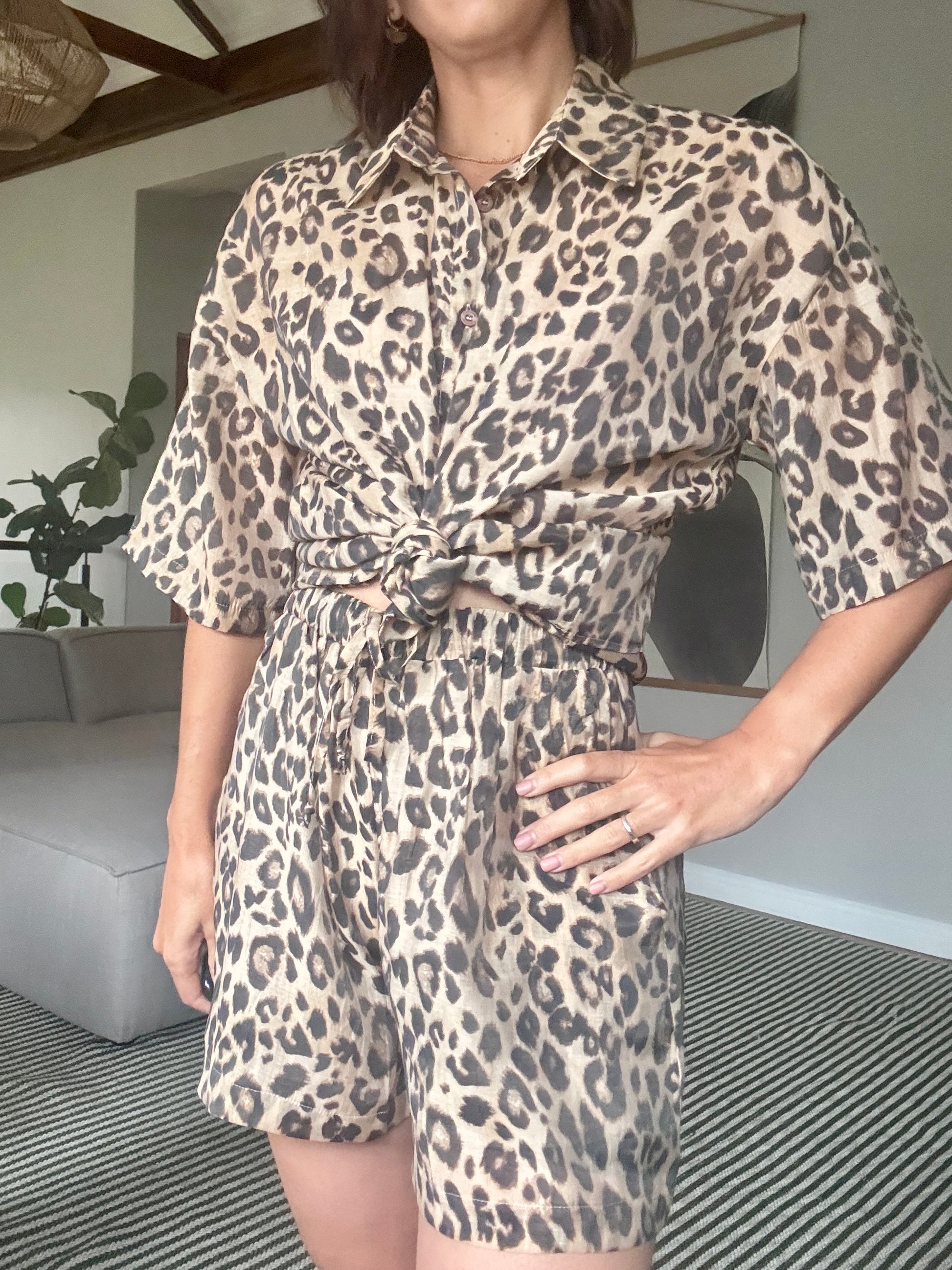 Leopard Shorts