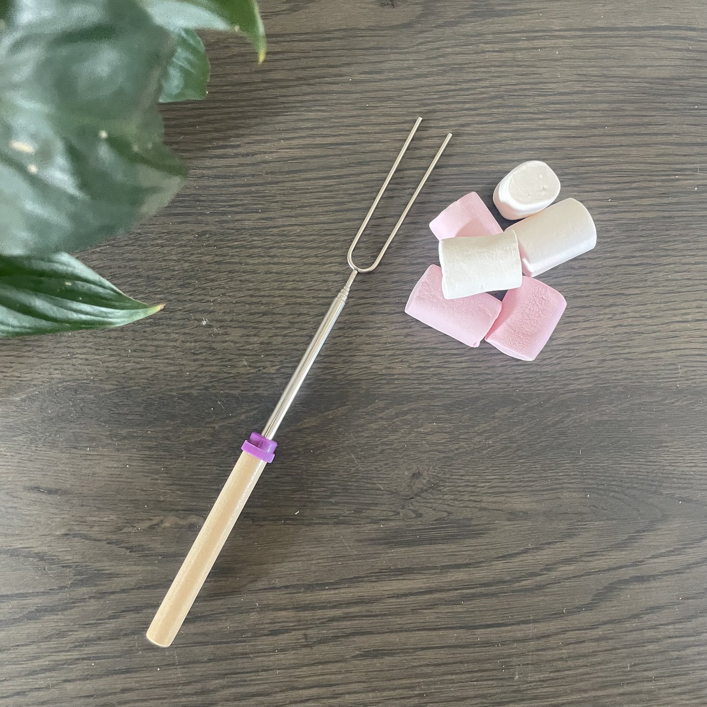 Purple Marshmallow fork