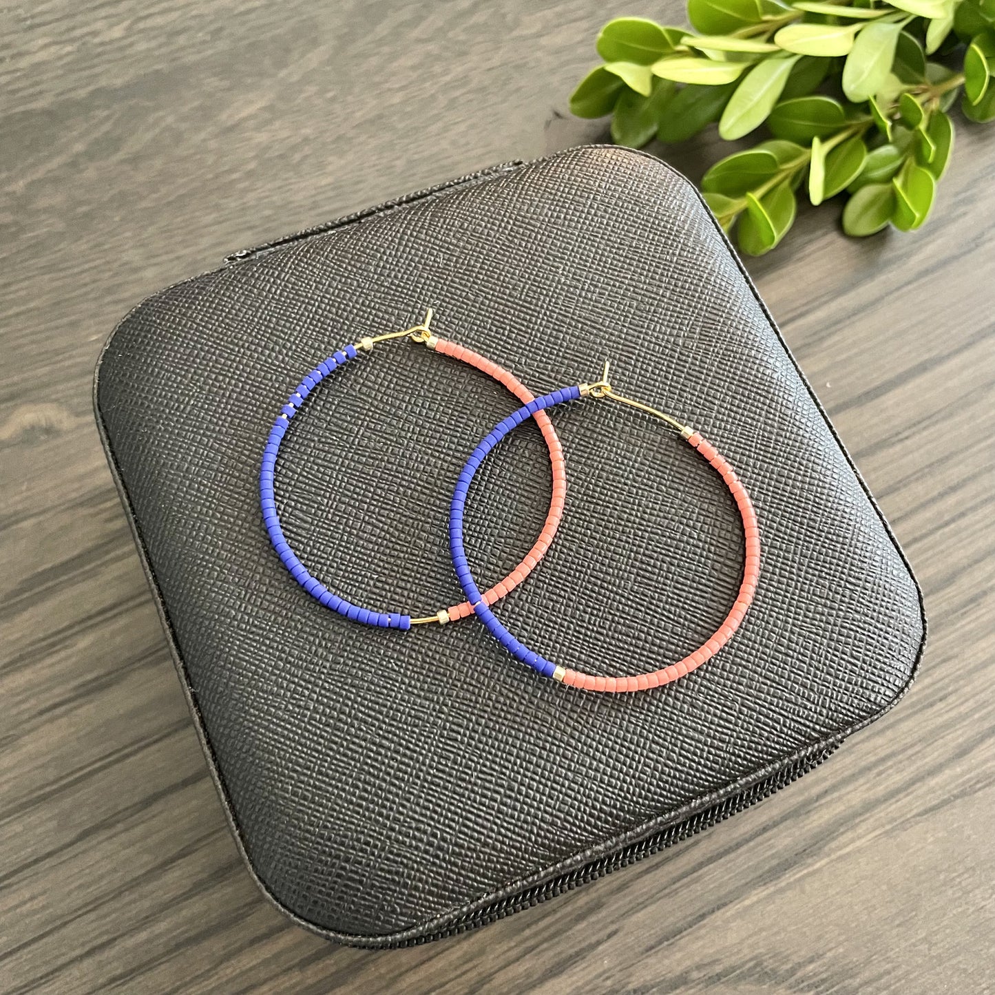 Beaded Hoop Earrings - 3 options - iszi ONLINE