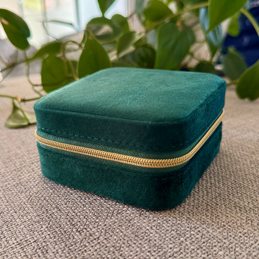Suede Jewellery Box