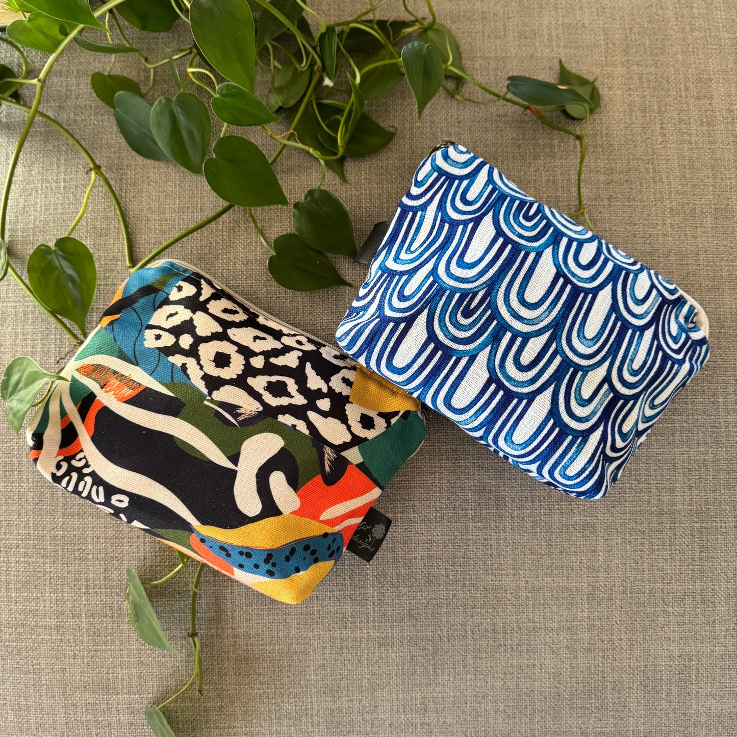 Fabric Toiletry and Cosmetic Bag