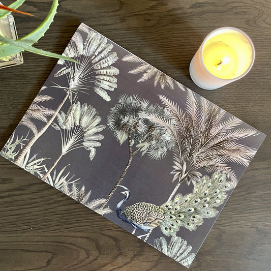 Exotic Zanana Dark Paper Placemats
