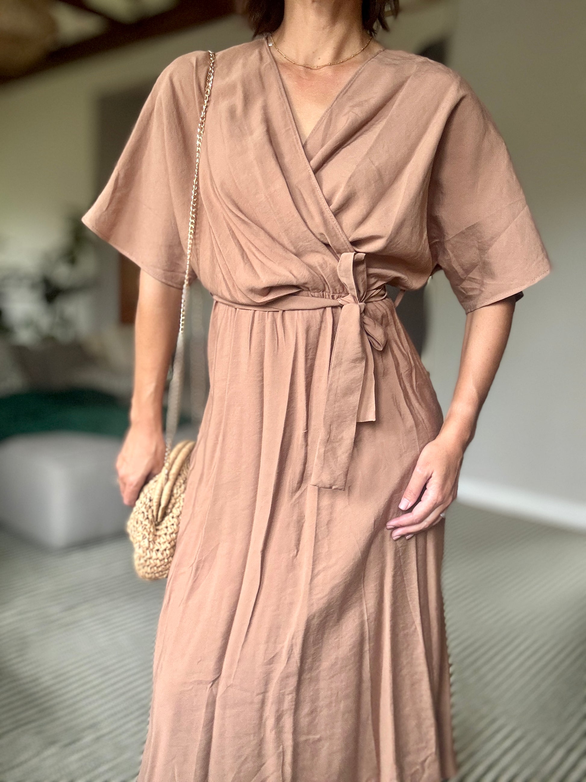 Latter Wrap Dress