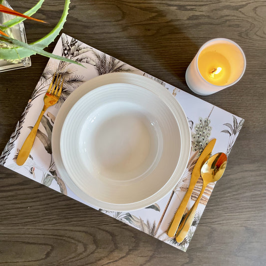 Exotic Zanana Light Paper Placemats