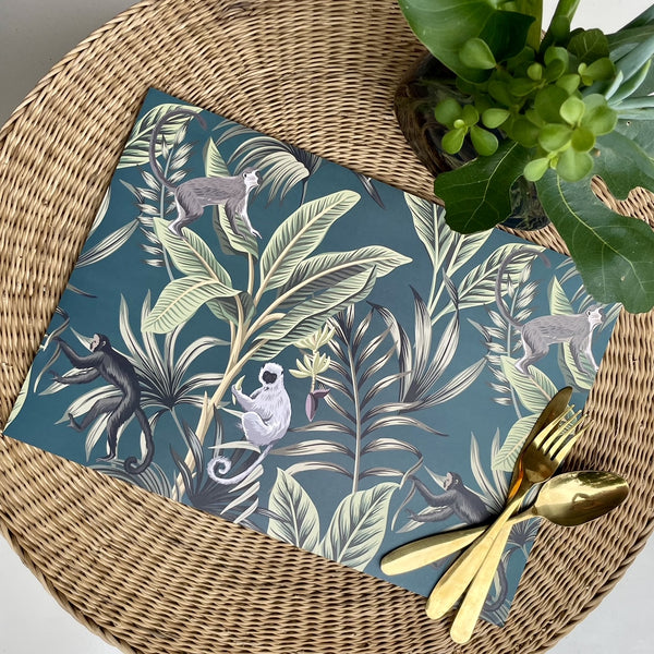 Vintage Banana Trees Paper Placemats