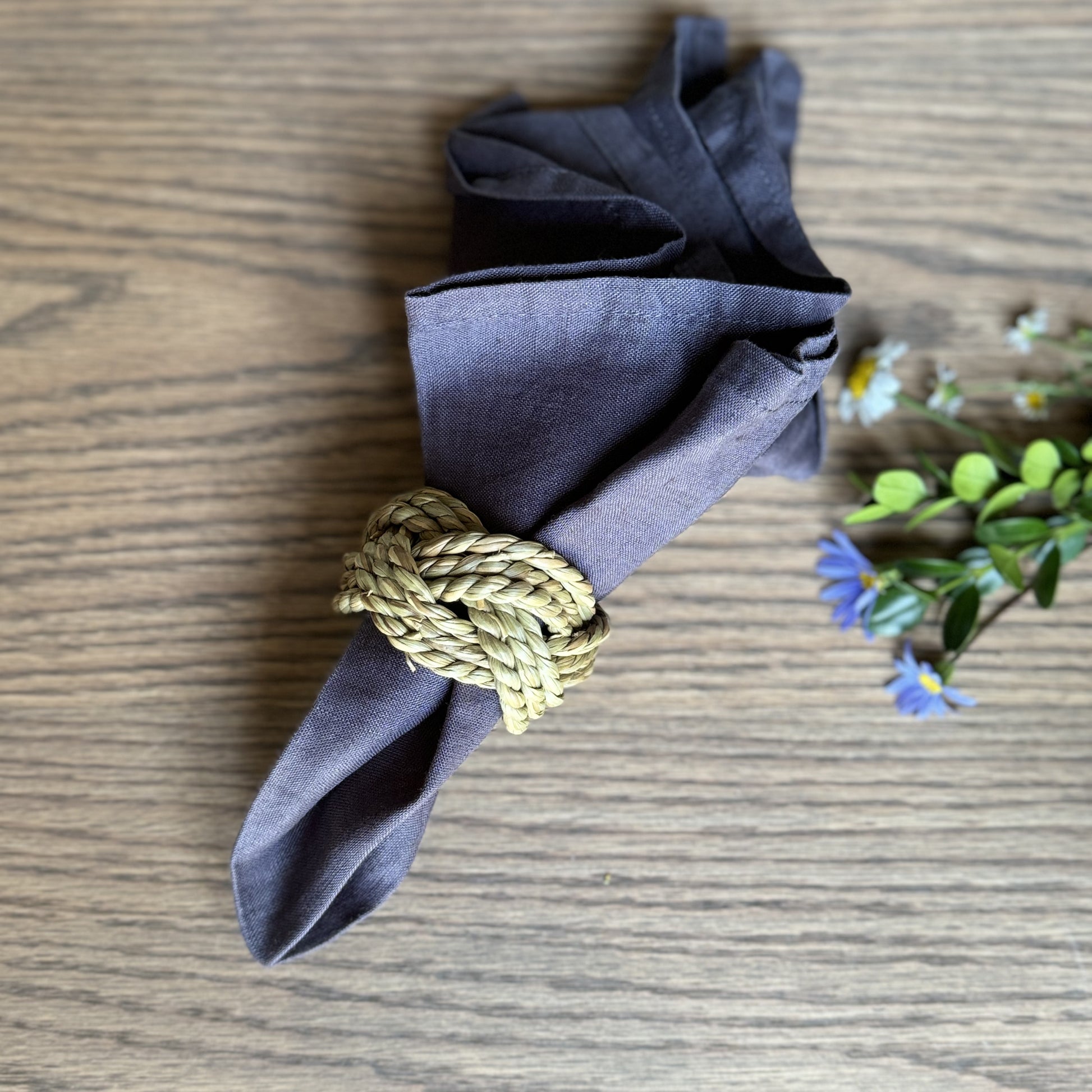 Braided Napkin Ring (Set of 2) - iszi ONLINE