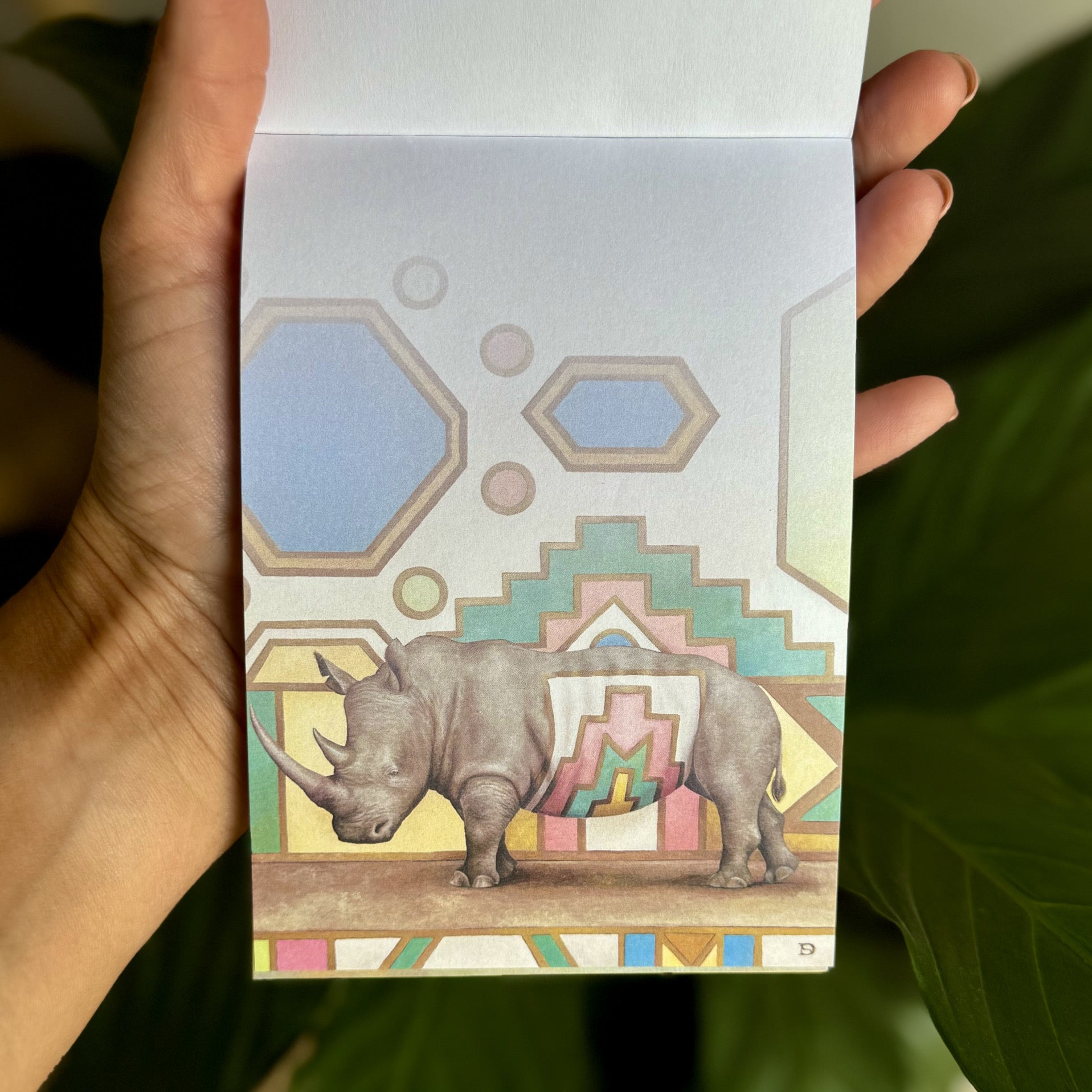 Wildlife Ndebele Magnetic Notepad - iszi ONLINE