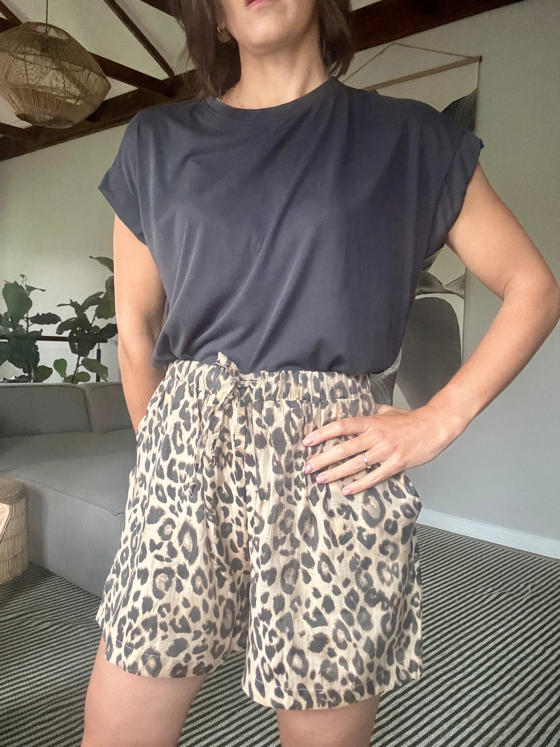 Leopard Shorts