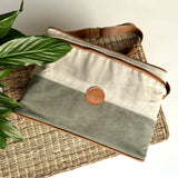 Canvas and Leather Cooler Bag