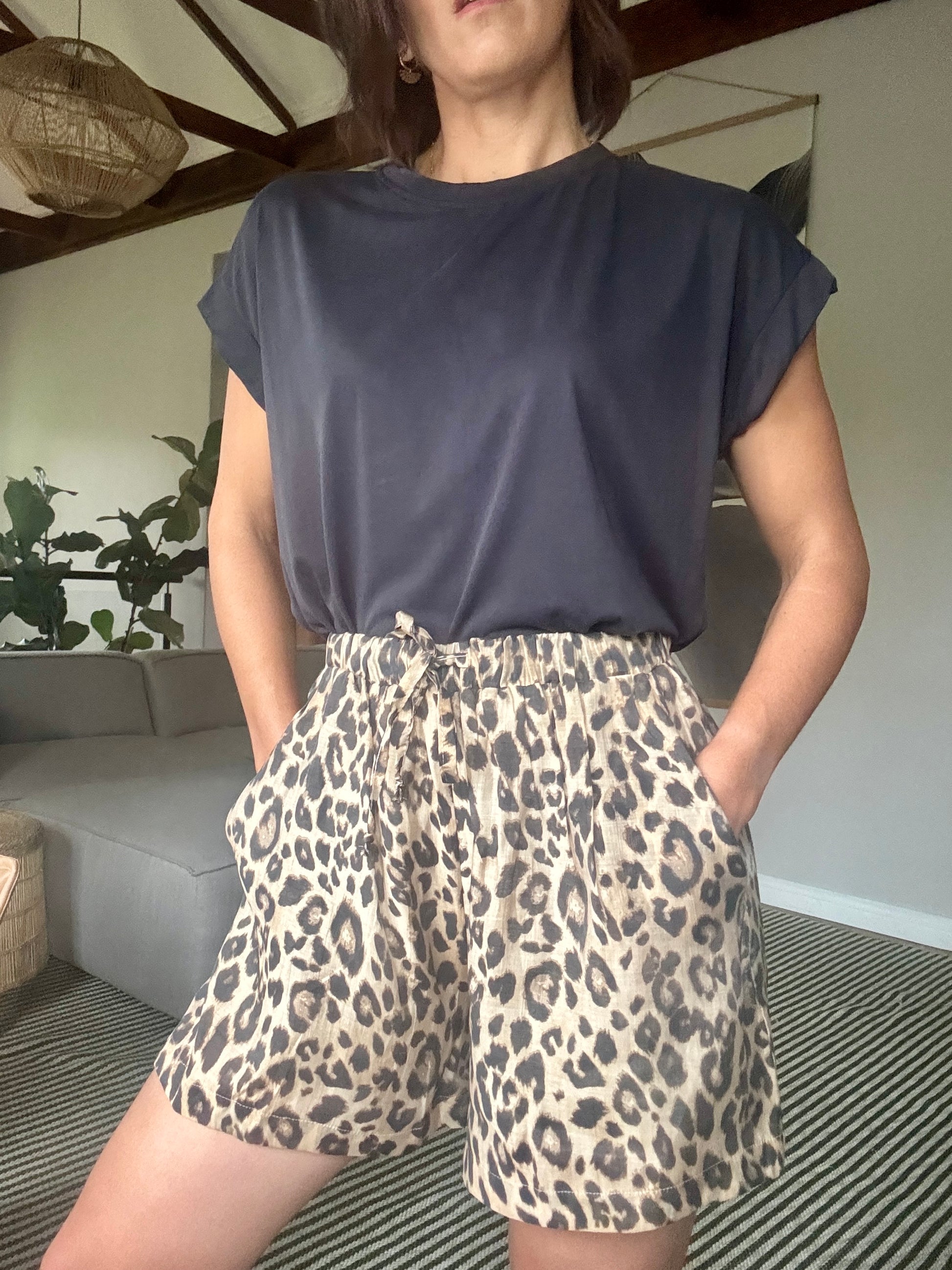 Leopard Shorts