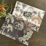 Exotic Zanana Light and Dark Paper Placemats