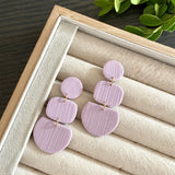 The Nell Earrings in Lilac Mist