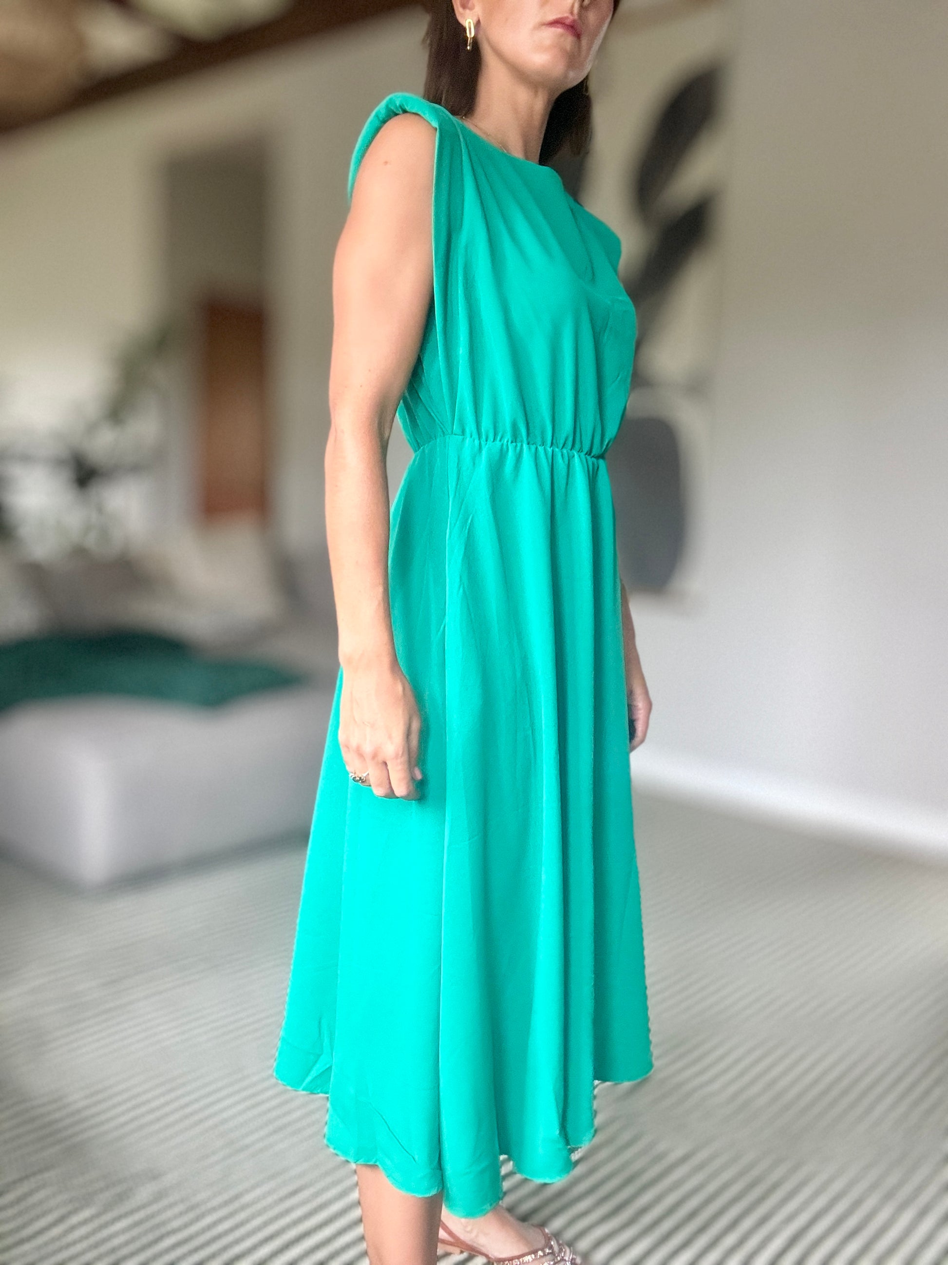 Midi Dress in Green