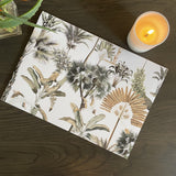 Exotic Zanana Light Paper Placemats