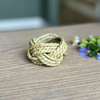 Braided Napkin Ring (Set of 2) - iszi ONLINE