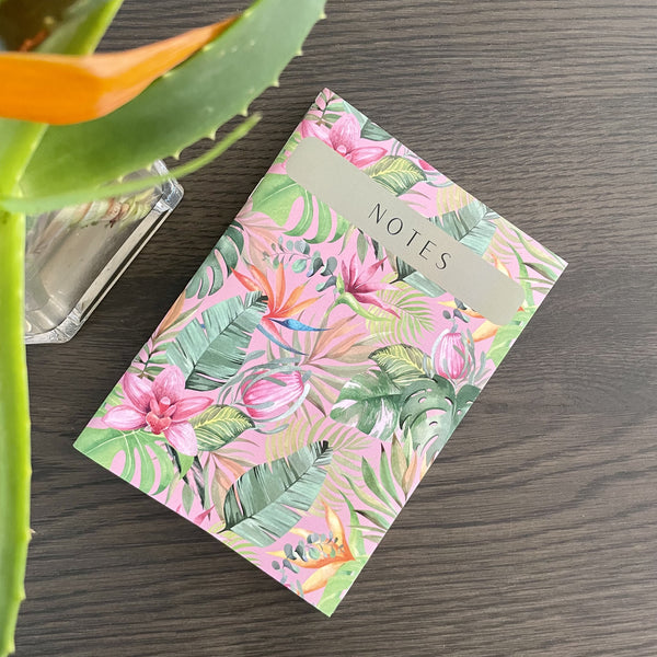 Notebook A5 - Orchid Tropics Pink