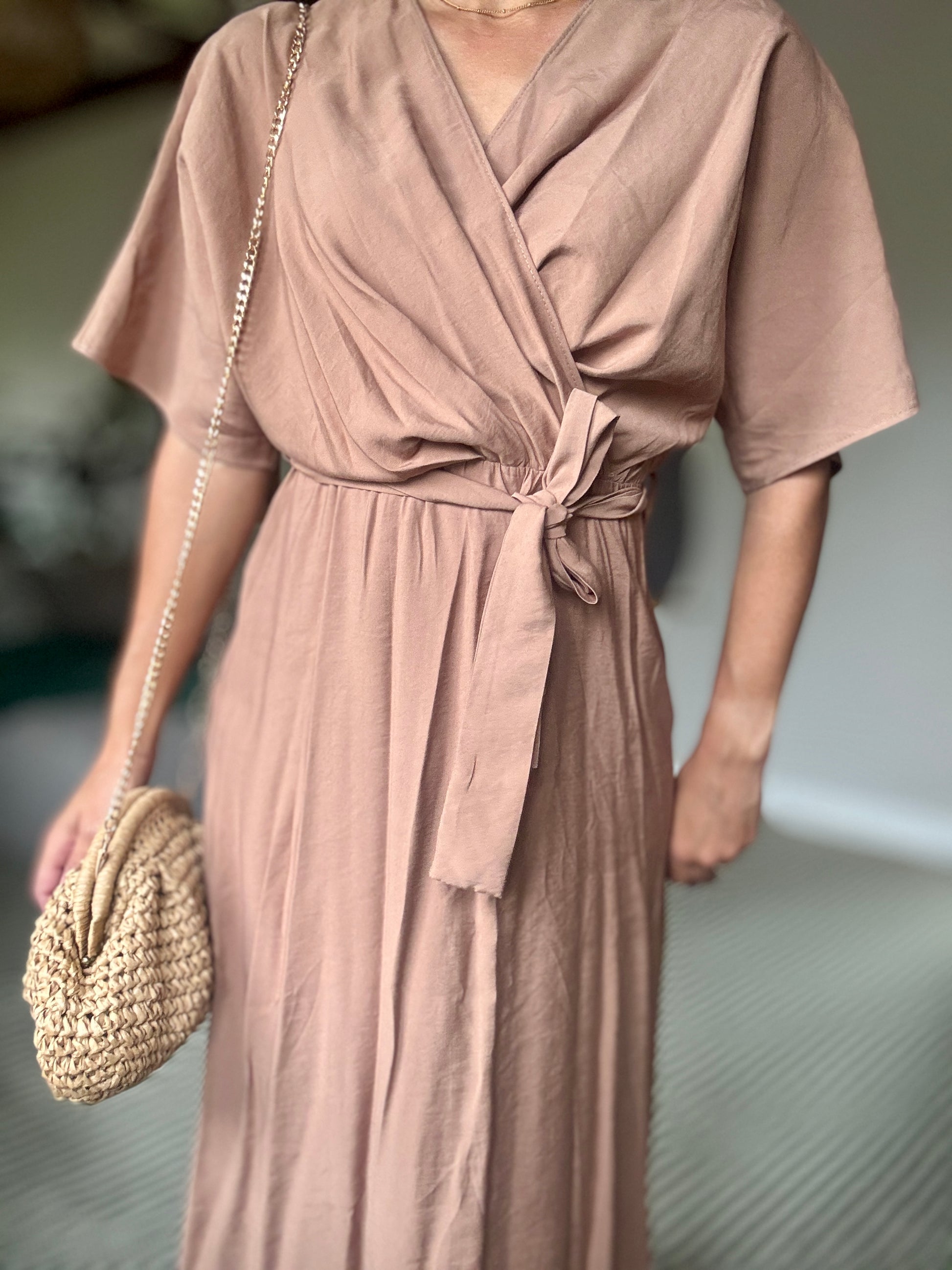 Latter Wrap Dress