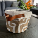 Soft Pot with Leather Handles - Nola and La Serano