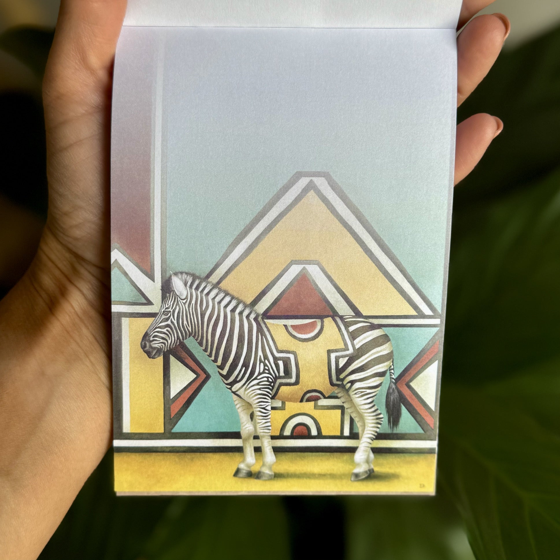 Wildlife Ndebele Magnetic Notepad - iszi ONLINE