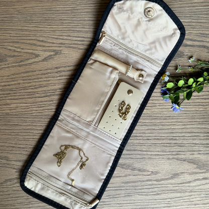 Black Jewellery Pouch - iszi ONLINE
